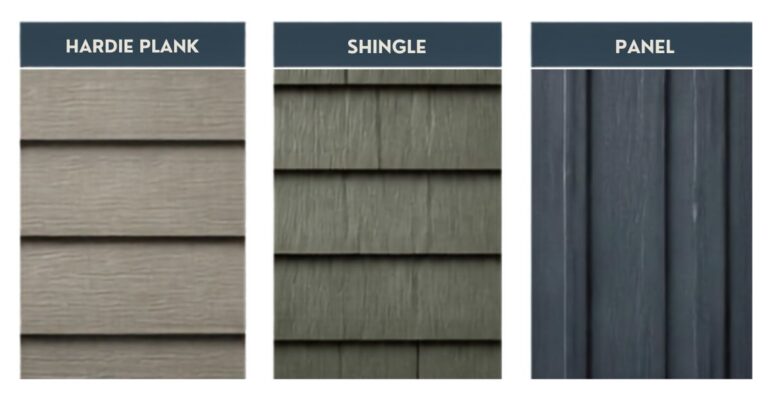 hardie plank vs shingle vs panel